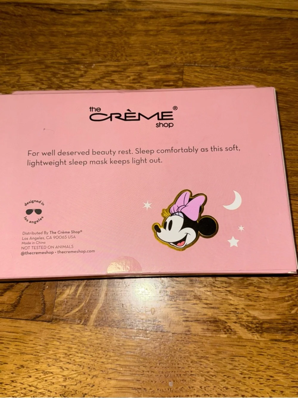 The Crème Shop x Disney Minnie Pink Snug Sleep Mask